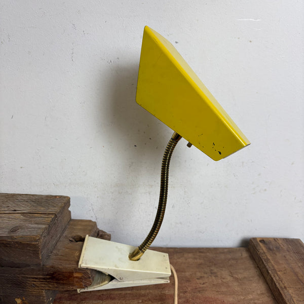 Vintage Mid Century Schwanenhals Lampe von HOSO