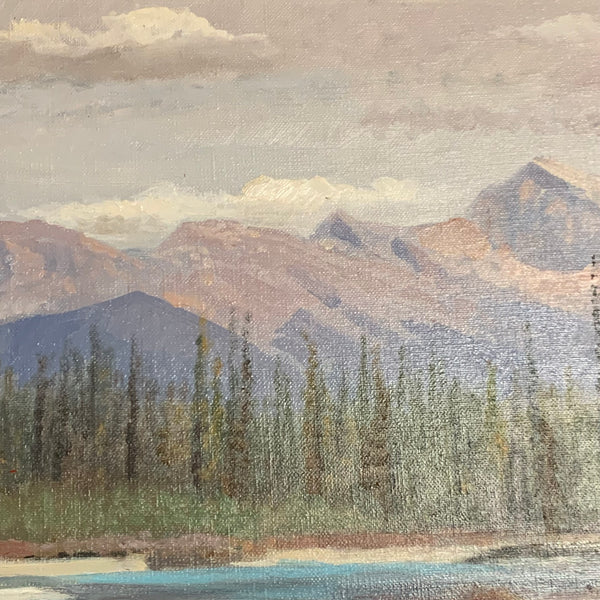 Ölgemälde Canada Bären mit gerissenem Hirsch von Fritz Laube