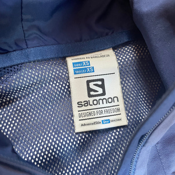 Salomon AdvanceSkin Dry Regenjacke in blau