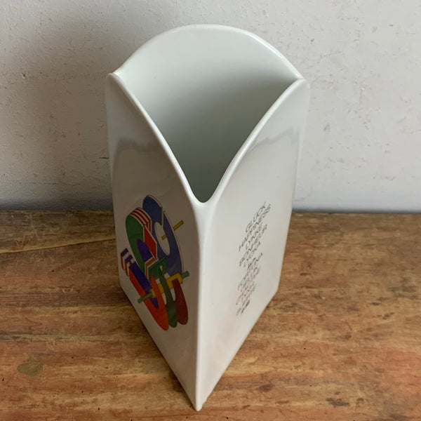 Vintage Glücks - Porzellan Vase von Morandini für Rosenthal