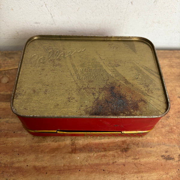 Vintage Blechdose Keksdose von für Eva Grossberg Bahlsen Schmetterlingsdose