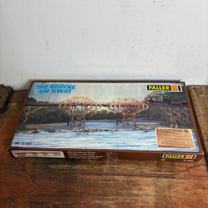 FALLER Die Brücke am Kwai HOゲージ Vintage Modellbausatz Die Brücke am Kwai von Faller – Trödelfuchs