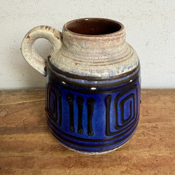Vintage Keramik Fat Lava Vase von Heinz Siery für Carstens Tönnieshof 1585-13