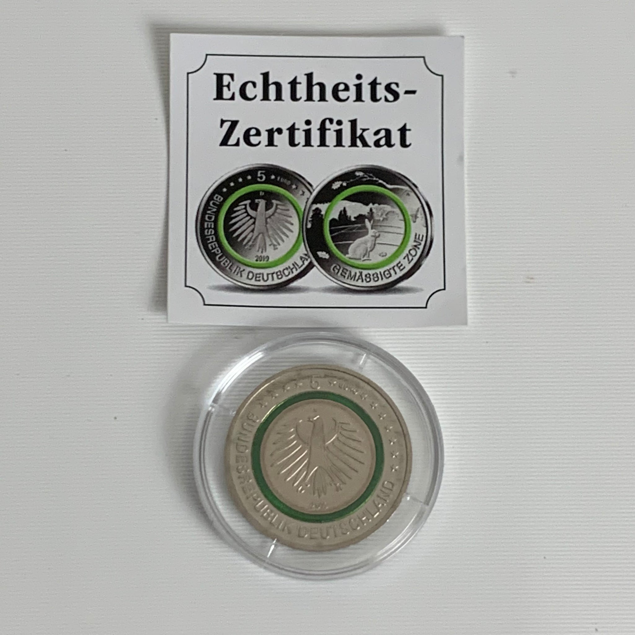 Münze 5 Euro Deutschland 2019 G Gemäßigte Zone