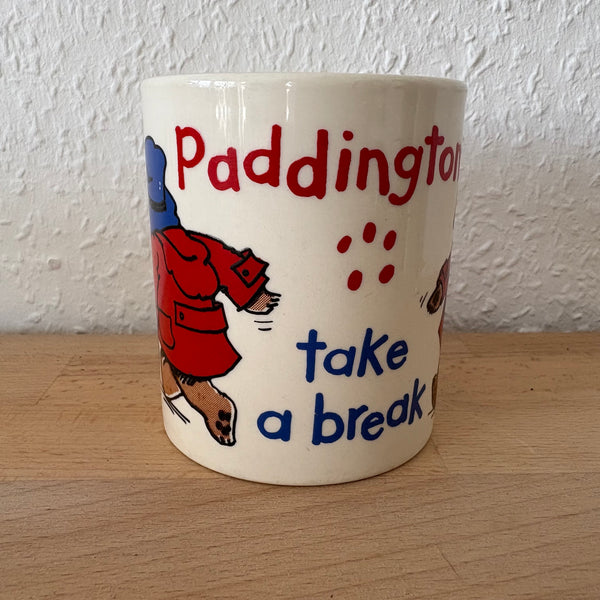 Vintage Paddington Bär Tasse Motiv Take a break von Staffordshire
