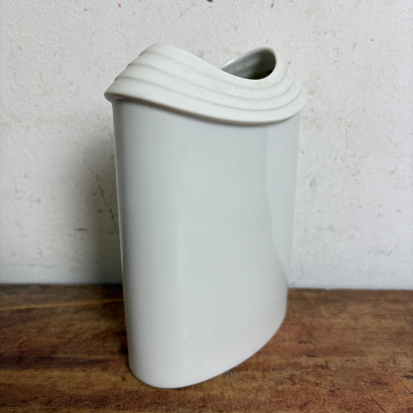 Vintage Op Art Porzellan Vase von James Kirkwood für Rosenthal