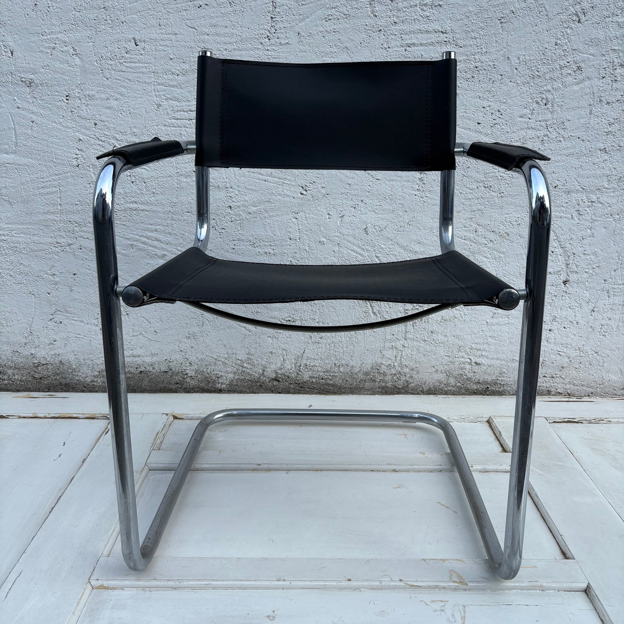 Vintage Bauhaus Freischwinger S33 Stuhl von Mart Stam