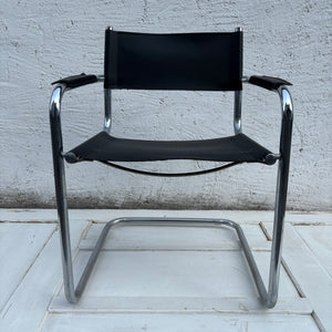 Vintage Bauhaus Freischwinger S33 Stuhl von Mart Stam