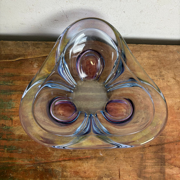 Vintage Murano Schale dreifarbig