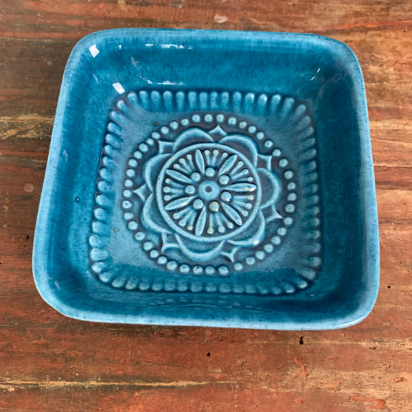 Vintage Keramik Karaffe mit Bechern