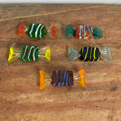 5 vintage Murano Glas Bonbon