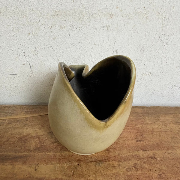 Vintage Mid Century Studio Keramik Vase von Fritz van Daalen 39/3