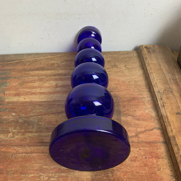 Pop Art Glas Kerzenhalter Vase von Alfred Taube