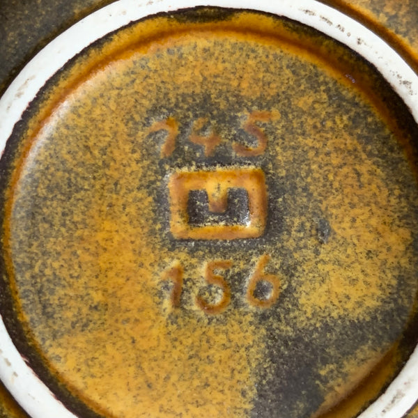 Vintage Kaffee / Tee Service Sompex Tekton 200 braun von Keramisches Werk Heisterholz
KWH