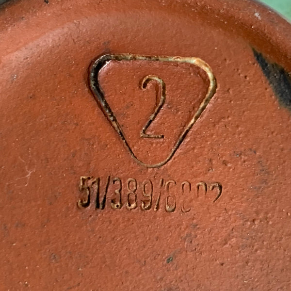 Vintage Bauhaus Keramik Vase von Ermann Meissen
