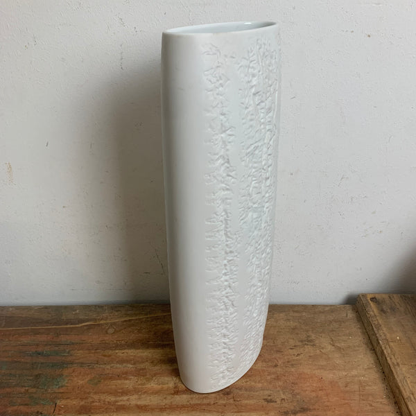 Große Op Art Porzellan Vase von Martin Freyer für Rosenthal
