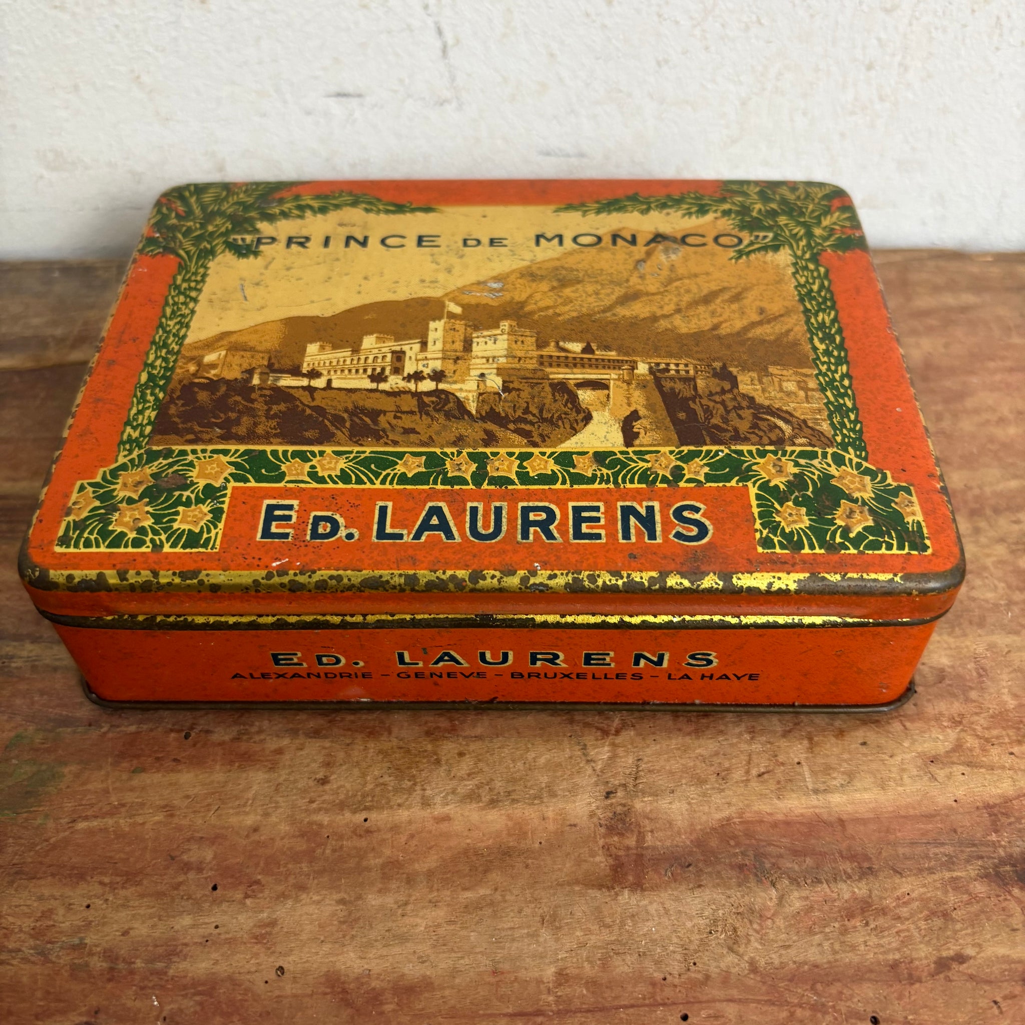 Vintage Cigaretten Blechdosen Prince de Monaco Ed. Laurens