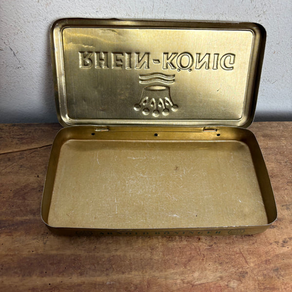 Vintage Blechdose Rhein - König extra