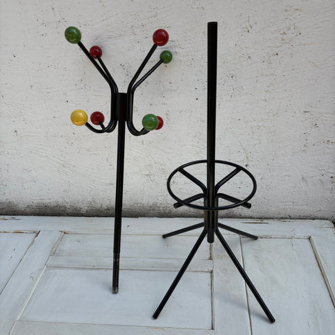 Vintage Mid Century Atomic Garderobenständer von Roger Feraud