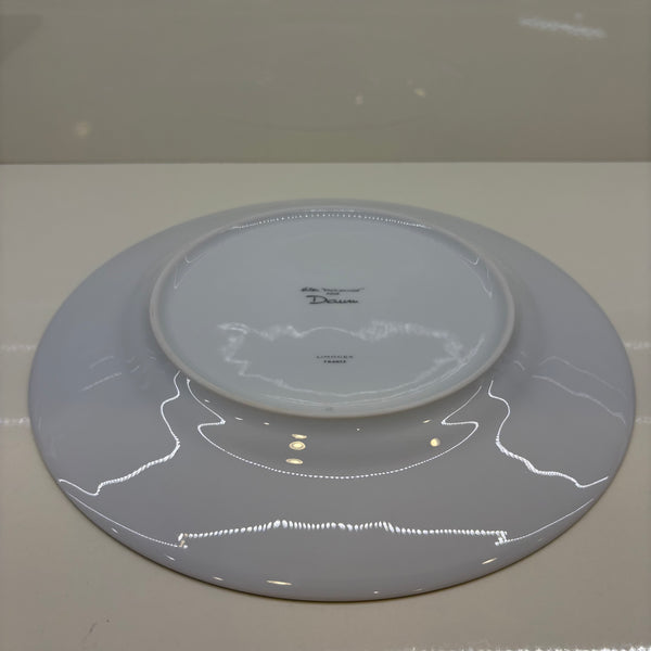 Vintage 12 Speise Teller Cactus Kollektion von Hilton McConnico für französische Kristallmanufaktur Daum Nancy und die Porzellanmanufaktur Limoges