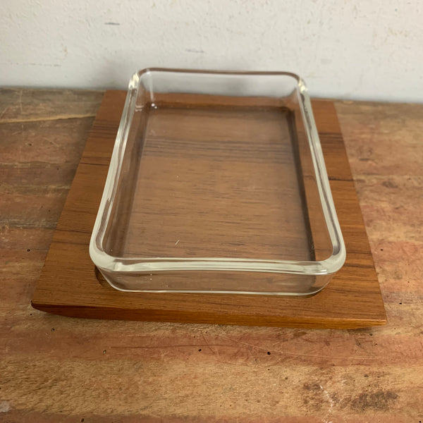 Vintage Mid Century Danish Design Wooden Tray