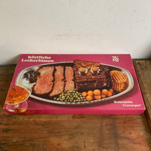 Vintage Bratenplatte von WMF Cromargan