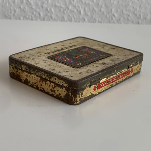 Vintage Zigaretten Blechdose Egyptica Cigaretten