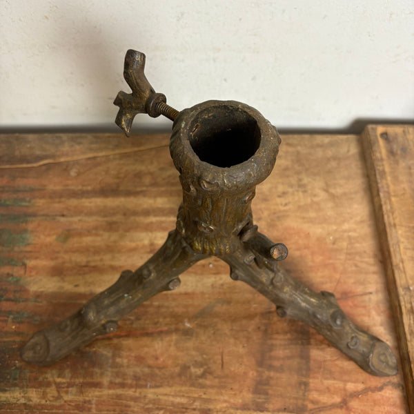 Antiker Jugendstil Weihnachtsbaumständer