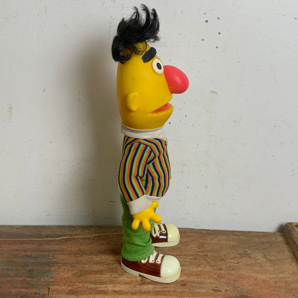 Vintage Figur Bert Sesamstraße von Muppet Inc
