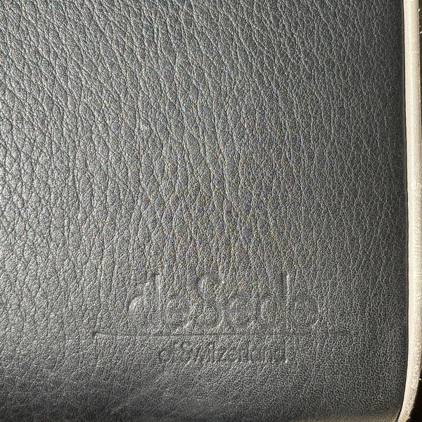 Schwarzes Leder DS 10 2-Sitzer Sofa von de Sede