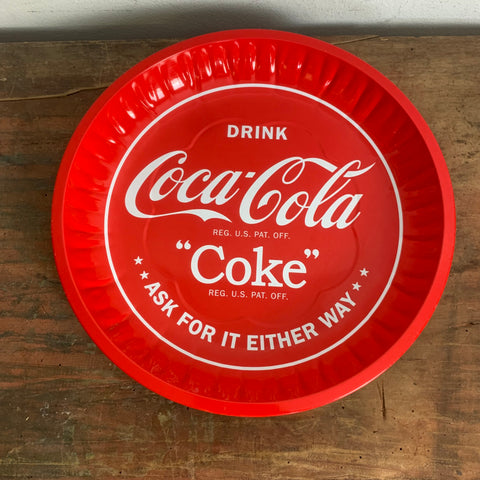 Vintage Metallteller von Coca Cola