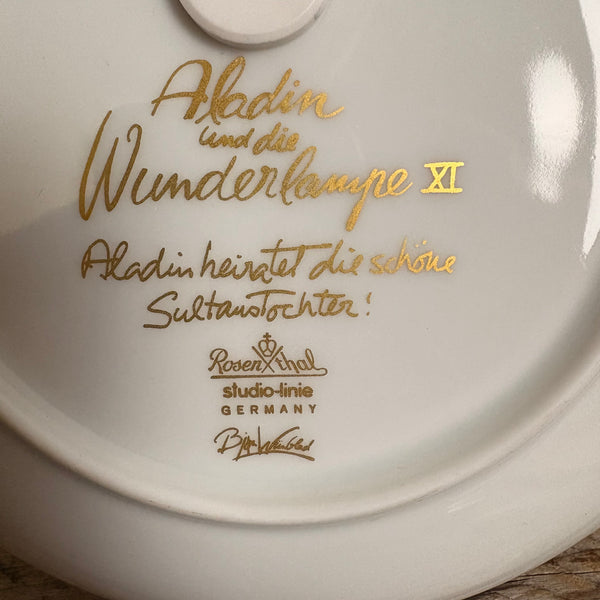 Sammelteller Aladin XI von Björn Wiinblad für Rosenthal