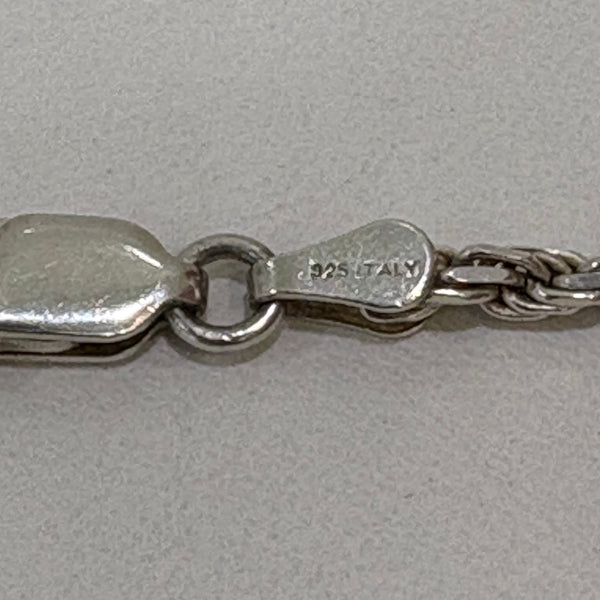 Elegante Seilkette Sterling Silber