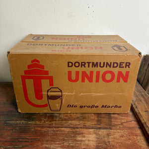 Vintage Papp Bierkiste Dortmunder Union Bier