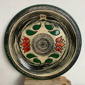 Vintage Keramik Wandteller von Bay 81-31