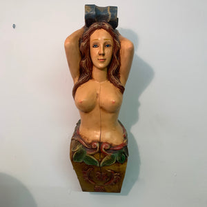 Holz Galionsfigur Frau