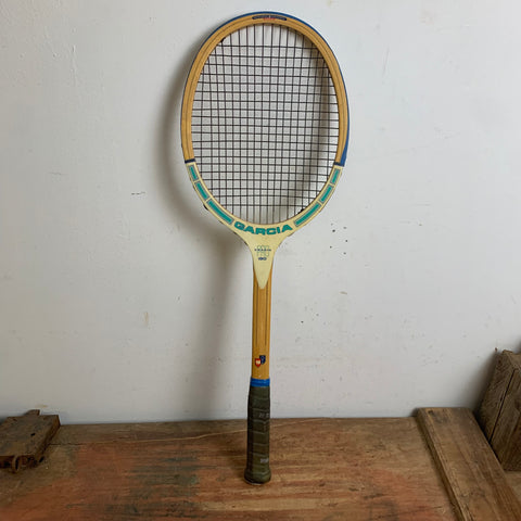 Vintage Holz Tennisschläger Garcia Pro Cardin 180