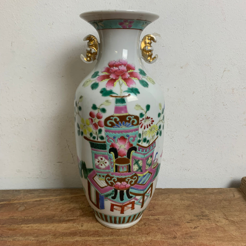 Antike Chinesische Vase Qianjiang – Trödelfuchs Vintage Shop