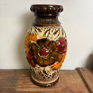 Vintage Fat Lava Flower Bodenvase von Scheurich 287-41