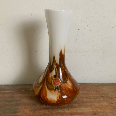 Opaline Florence Vase Vetreria Barieri