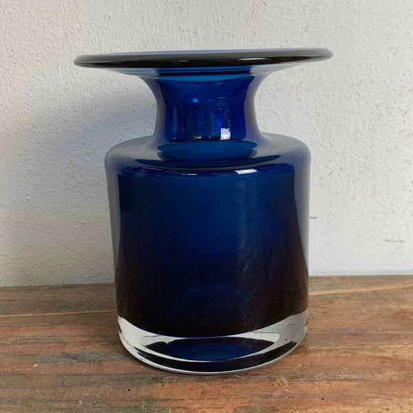 Vintage Glas Vase von Hans Theo Baumann für Gralglas