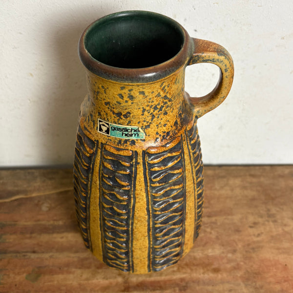 Vintage Mid Century Keramik Vase von Jasba 1623-25