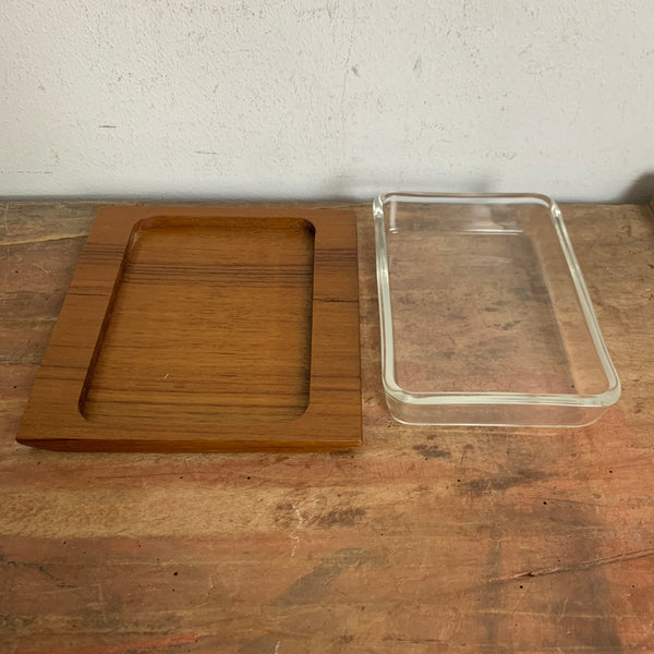 Vintage Mid Century Danish Design Wooden Tray