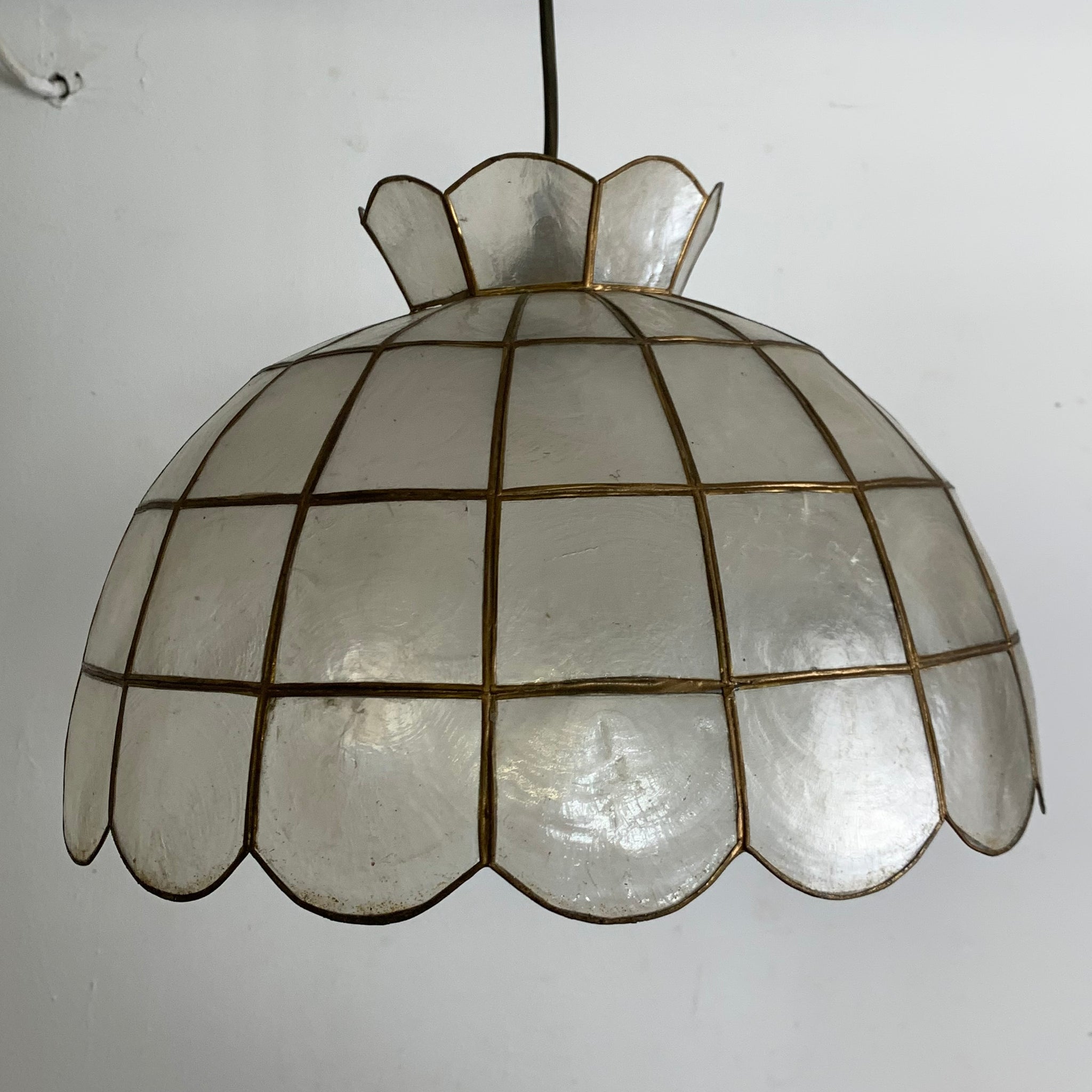 Vintage Perlmutt Deckenlampe