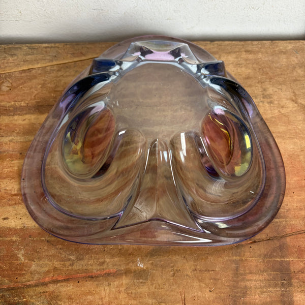 Vintage Murano Schale dreifarbig