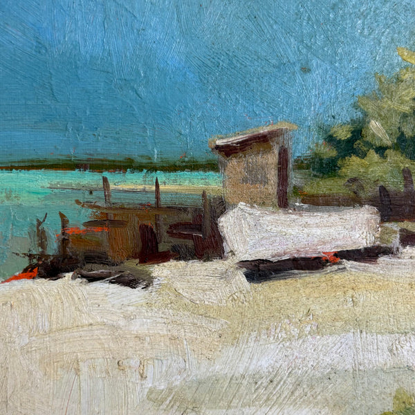 Ölgemälde Strand Idyll
