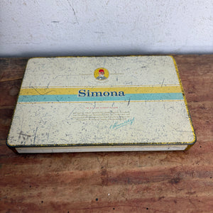 Vintage Blechdose Simona Cigaretten