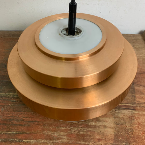 Vintage Mid Century Space Age Hängelampe im Stil von Jo Hammerborg