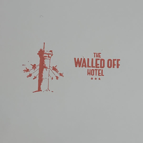 Poster Plakat The Walled Off Hotel von Banksys Hotel in Bethlehem