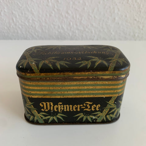 Vintage Blechdose Meßmer Tee